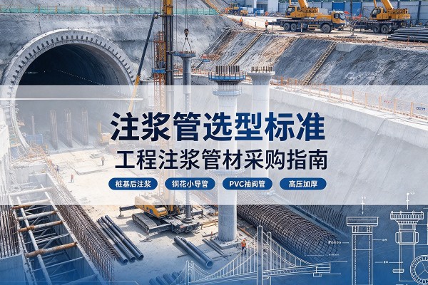 遂昌注浆管选型标准